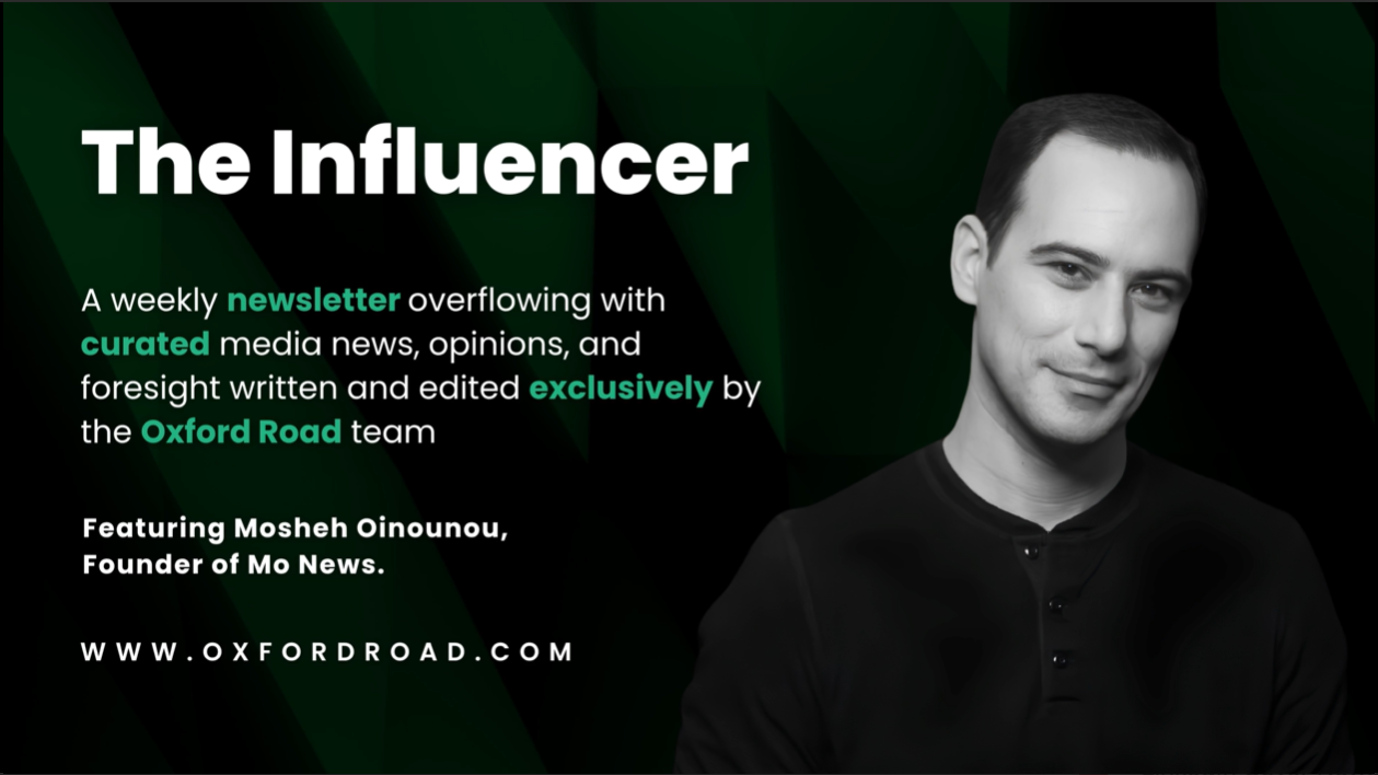 This Week’s Influencer: Mosheh Oinounou