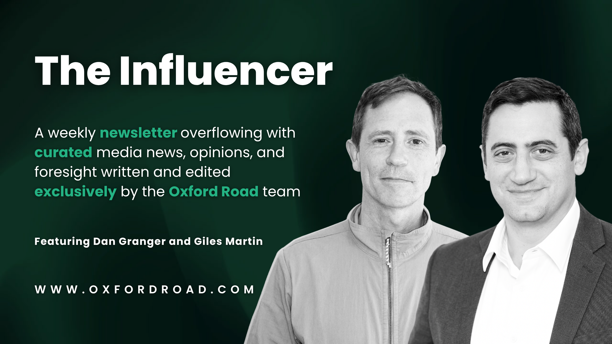 This Week’s Influencer: Oxford Road Reveals a Podcasting Secret; Brazil’s Untapped Gold Mine; Theo Von Gets Measurable; and More…