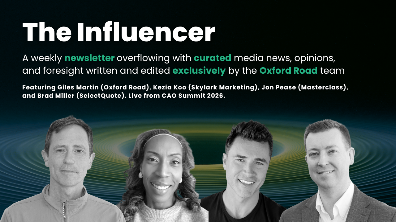 This Week’s Influencer: Giles Martin Leads an Expert Attribution Panel; Podscribe Rights YouTube’s Wrongs; Give Host Reads More Time, and More…